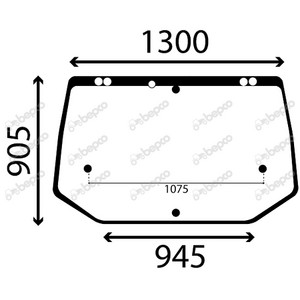 Задно стъкло - 25/4072-104T